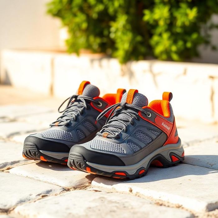 Lightweight hiking shoes