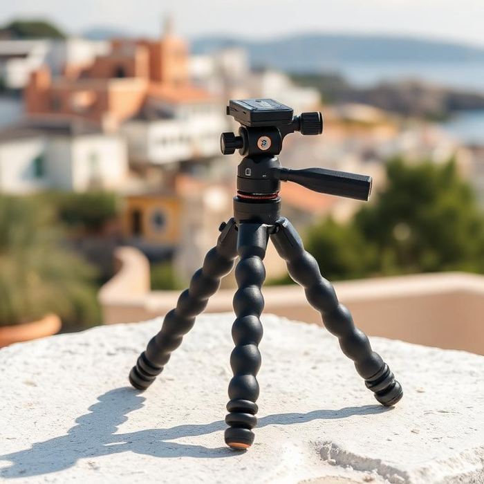 Travel photography tripod